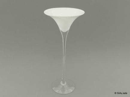 Stiklinė taurė Martini balta
