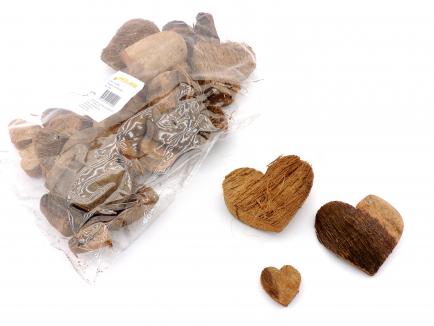 Kokosinės širdelės MIX (3cm, 5cm, 7cm)