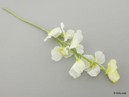 Dirbtinė gėlė - pelėžirnis baltas