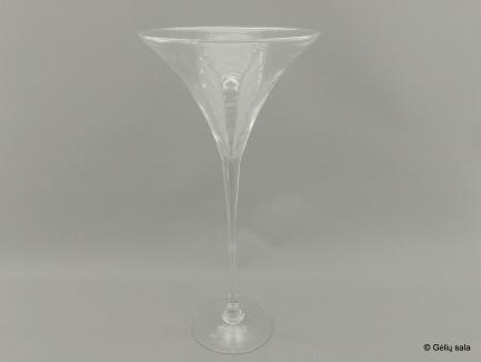 Stiklo indas- martini taurė