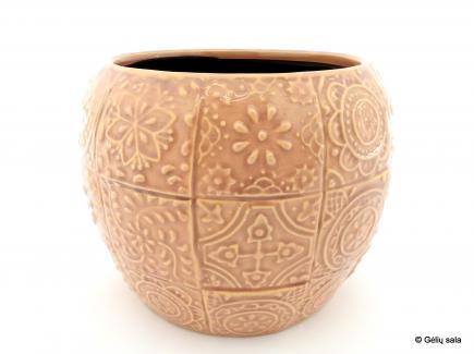 Keramikinis vazonas persiko 