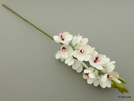 Dirbtinė gėlė -  orchidėja Cimbidis