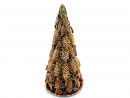 Christmas pinecone tree S