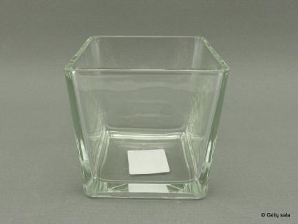 Stiklo indas kvadratas