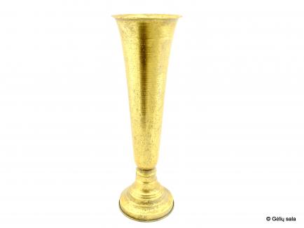 Vaza metalinė - auksinė