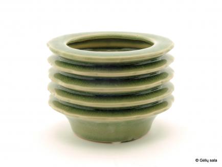 Keramikinis vazonas žalias S