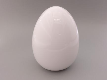 Keramikinis kiaušinis baltas