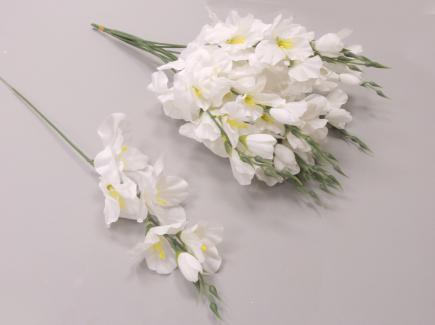 Dirbtinė gėlė kardelis white