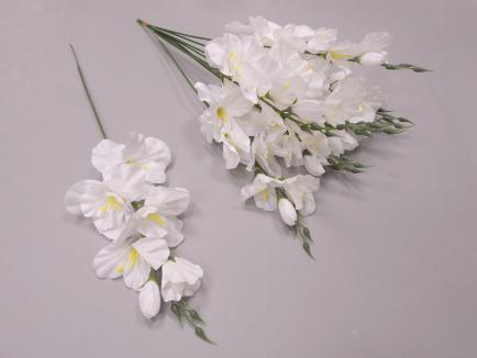 Dirbtinė gėlė kardelis white
