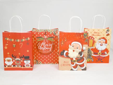 Popieriniai kalėdiniai maišeliai 